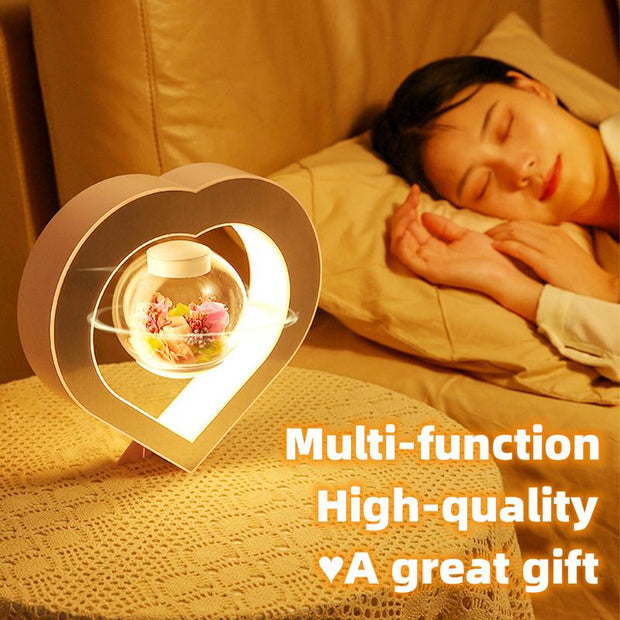 Heart LED Night Light Magnetic Levitation Creatives Lamp Desk