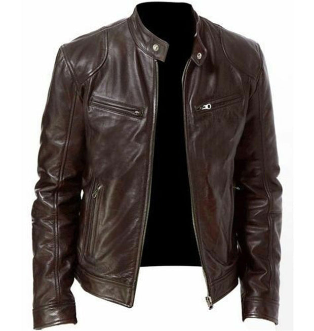 Men's Leather Coat