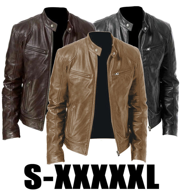 Men's Leather Coat