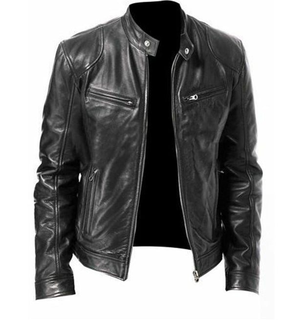 Men's Leather Coat