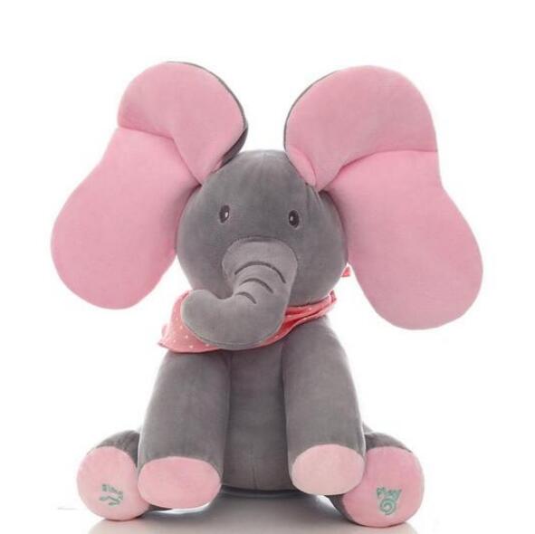 Peek-A-Boo Interactive Elephant Plush Toy