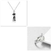 Love Hug Necklace Unisex Men Women