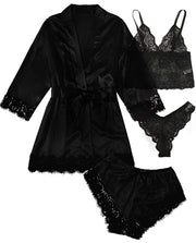 Ladies Pajamas Four-piece Set