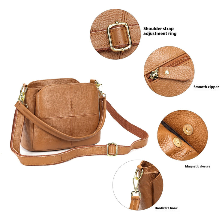 Genuine Leather Ladies Shoulder Bag