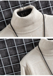 High Neck Pullover Knitted Sweater