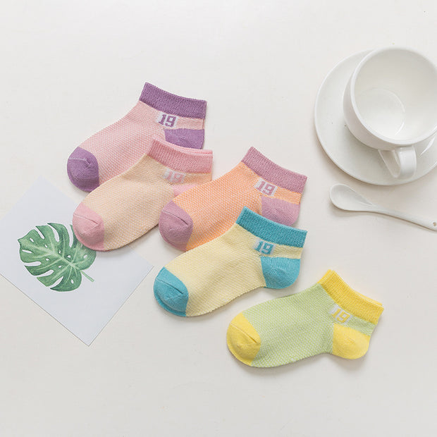 Cotton breathable baby socks