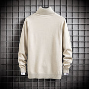 High Neck Pullover Knitted Sweater