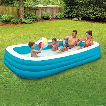 Outdoor plastic pool