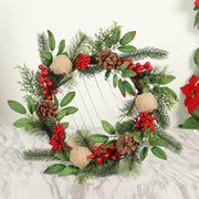 Decorative Christmas Garland with Frost