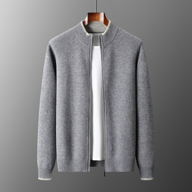 Autumn And Winter Men's Color Cardigan