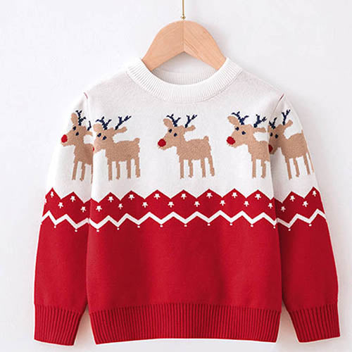 Children's Sweaters  Christmas Long Sleeves