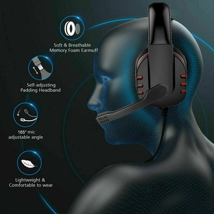 Headset For PS4 PlayStation Xbox One & PC Computer