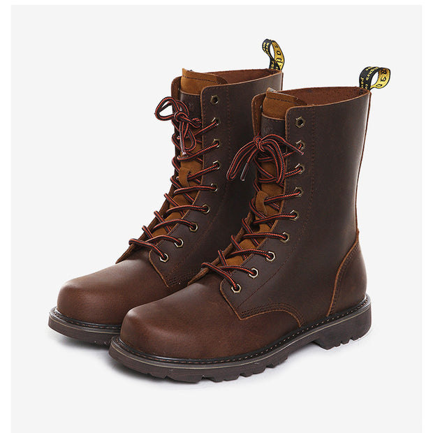 High Barrel Martin Boots