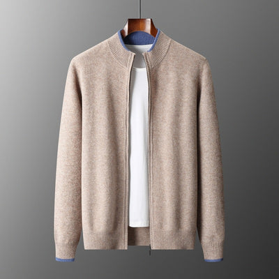 Autumn And Winter Men's Color Cardigan