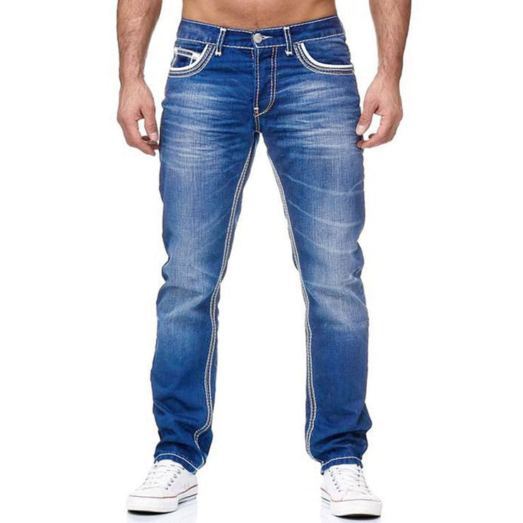 Men Jeans With Pockets Straight