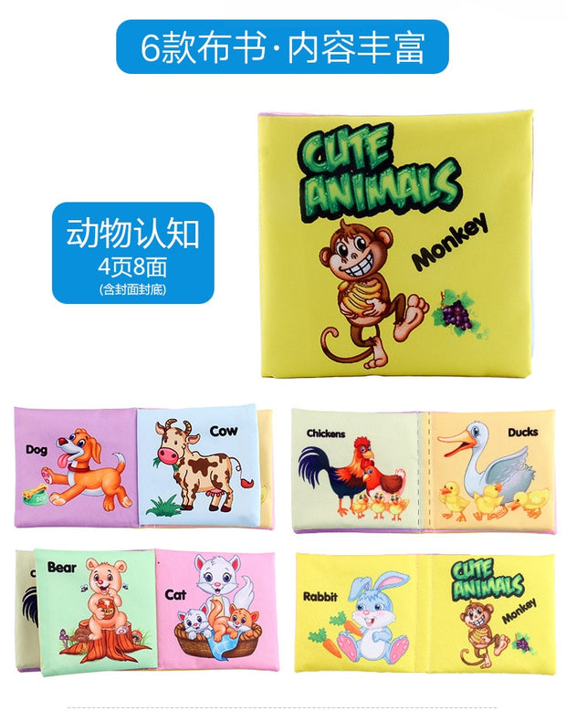 Baby Cloth Book Fruits  Animals  Toys