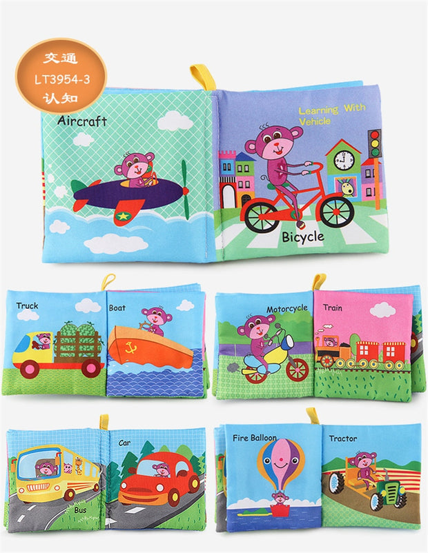 Baby Cloth Book Fruits  Animals  Toys