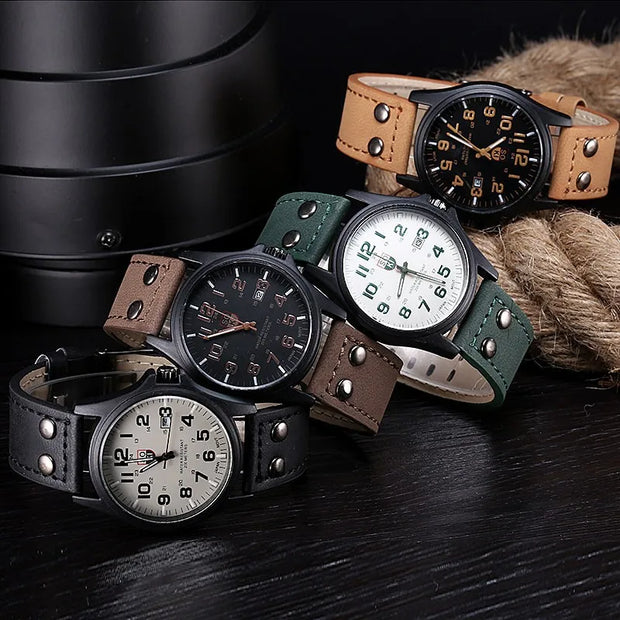 Quartz Wristwatch Men Watch