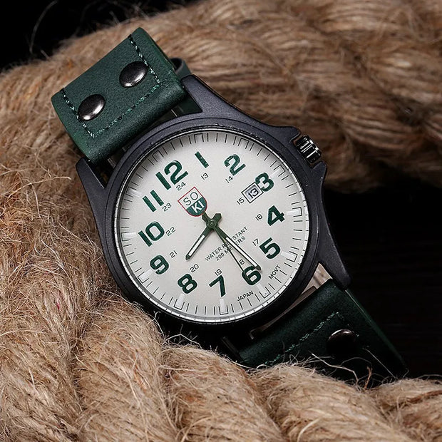 Quartz Wristwatch Men Watch