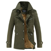 Men Winter Jackets Slim Fit Warm Trench Coats