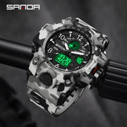 Camouflage LED Digital Watch