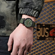 Men Luminous Nylon Band Waterproof Military Watch