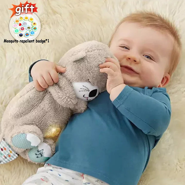 Baby Breathing Bear Music Sleeping Sound and Light Doll Toy