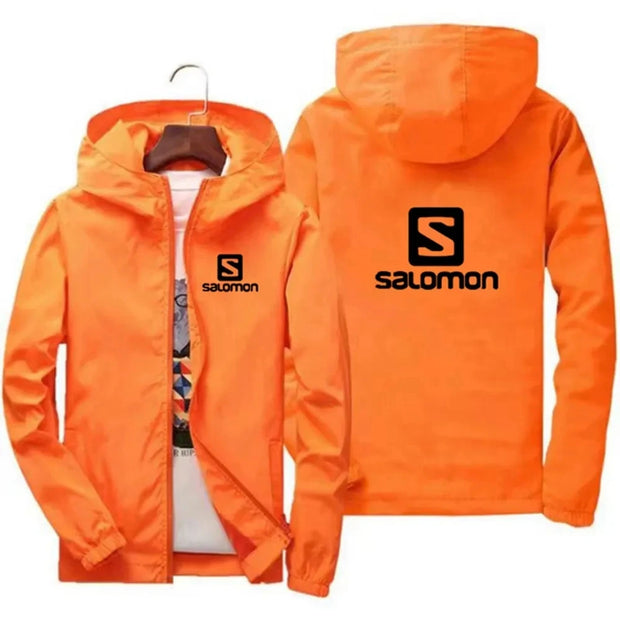 Men's hooded waterproof jacket