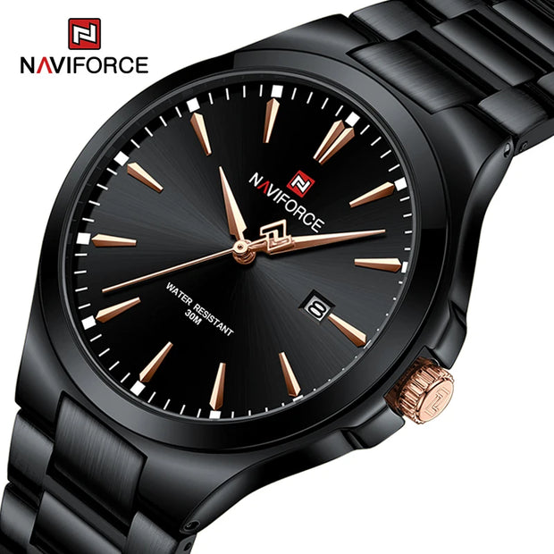 NAVIFORCE  Stainless Steel Water Resistant Man Watch NF9214