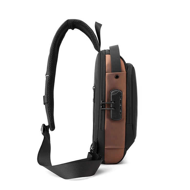 Crossbody Waterproof USB Shoulder Bag