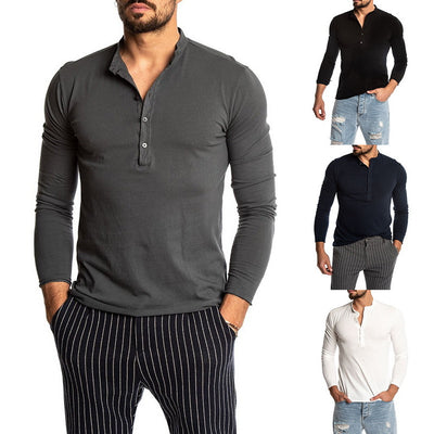 Men's  Long Sleeve O-neck T-shirts