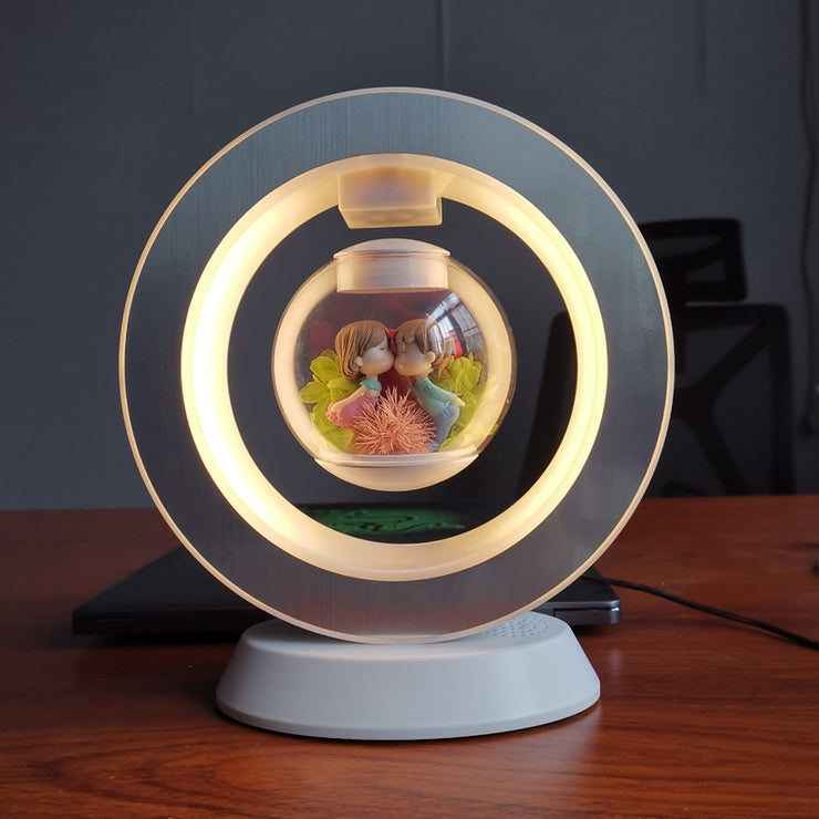 Heart LED Night Light Magnetic Levitation Creatives Lamp Desk