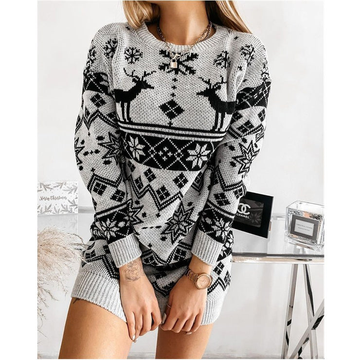 Christmas  Long Knitted Sweaters