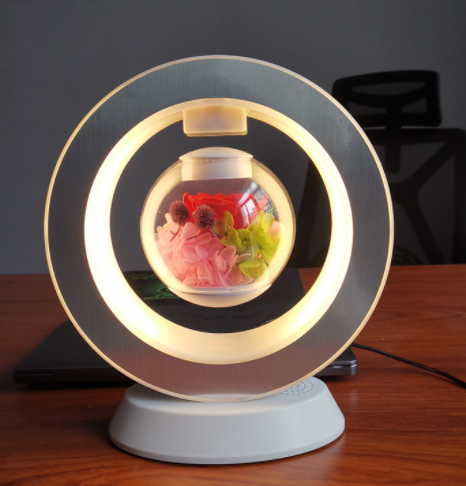 Heart LED Night Light Magnetic Levitation Creatives Lamp Desk