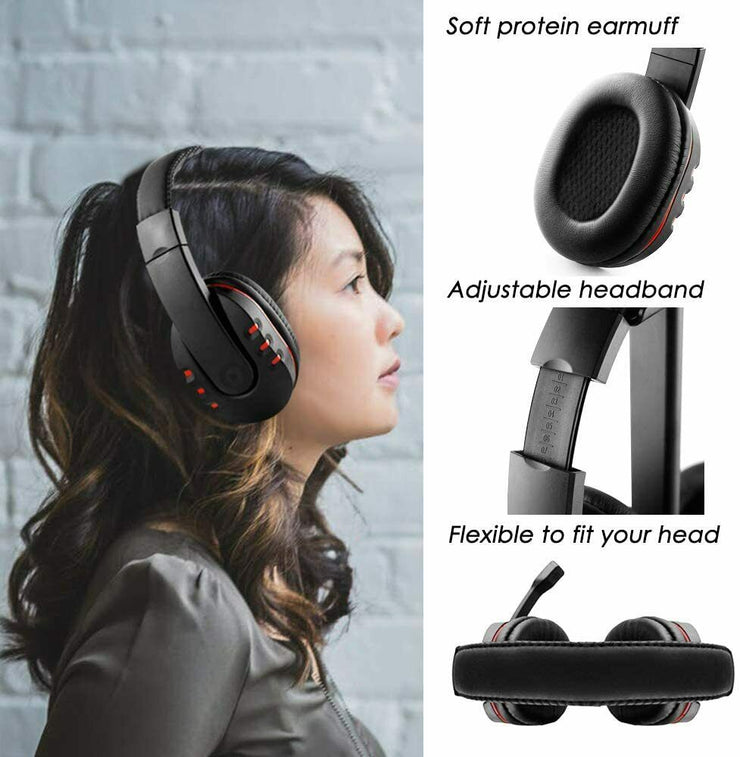 Headset For PS4 PlayStation Xbox One & PC Computer