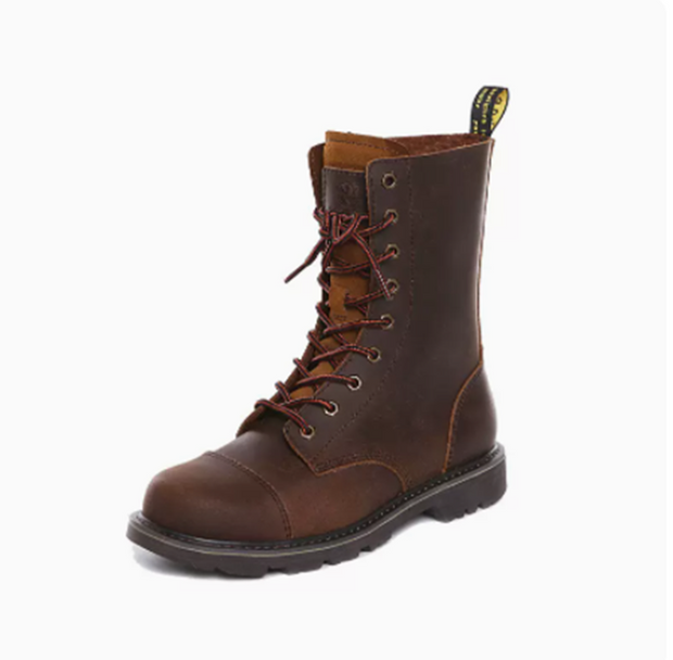 High Barrel Martin Boots