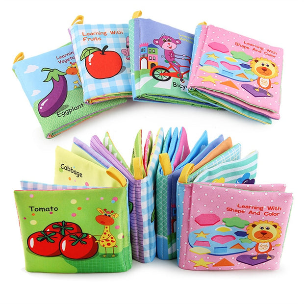 Baby Cloth Book Fruits  Animals  Toys